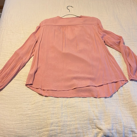 Knox Rose Pink Tie Front Embellished Blouse - Picture 7 of 7